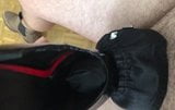 Fucking Neighbors Peep Toes with Stocking snapshot 2