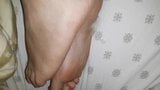 Cumming on girlfriends feet snapshot 10