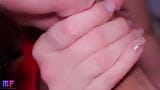 Romantic close-up blowjob for Christmas snapshot 15