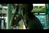 Jessica Alba in den blauen Nip Slip (lang) snapshot 2