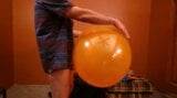 74) Ballon aufblasen, wichsen, kommen, knallen! - Ballonknall snapshot 13