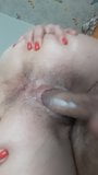 Wife's narrow hairy pussy flows and squishes snapshot 4