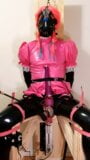 Fed My Own Cum Strapped to Fucking Machine Chair in Chastity - Sissy Maid snapshot 16