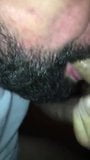 Gh bj vorace de longue bite: tête mature barbu-cim-avale snapshot 9