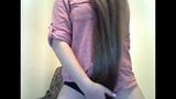Fantastic Long Haired Hairplay, Striptease and Brushing snapshot 3