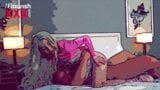 Comic Animation -FEMBOT Kenzie Reeves and Danny mountain snapshot 12