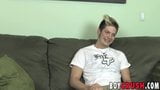 Pierced interviewed twink Nikholas King masturbates solo snapshot 1