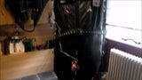 Estim in leather bondage snapshot 6