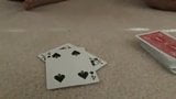 2 Girls in bikinis playing cards and farting snapshot 6