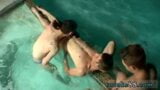 Gay porn male actors Undie 4-Way - Hot Tub Action snapshot 8