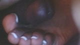 Tianna's French pedicure footjob snapshot 3