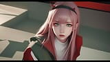 AI wygenerowało Zerotwo (kochanie w Franxx) snapshot 2