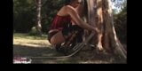 बस्टी मिस्ट्रेस jelena jensen ties aria giovanni to a tree! snapshot 13