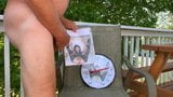 Avatar Lady wanted Her Cumm Tribute outdoors! snapshot 2