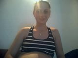 preggo girl in webcam snapshot 2