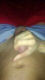 Young takes off his underwear under the sheet and masturbate snapshot 6