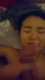 another Asian gf facial snapshot 5