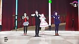 Sexy 4 tieners dansen met auto-dildo (3D Hentai) snapshot 2