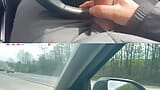 Public masturbation in car after pee in the bushes snapshot 10