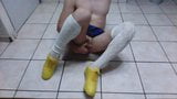 Masturbation in Schoolgirl socks sneakers and shoes snapshot 5