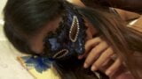 Thai in lingerie has a mask on her face and wet pussy snapshot 6
