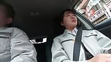 A Quiet Married Woman Who Is Tired of Her Job Is Seduced by Her Boss in the Car While on a Round-the-clock Trip snapshot 2