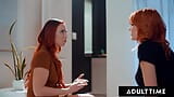 ADULT TIME - Redhead Babes Aidra Fox and Kenna James Scissor Until They ORGASM! SENSUAL LESBIAN SEX! snapshot 3