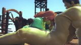 Księżniczka Fiona zostaje staranowana przez Hulka: parodię porno 3D snapshot 4