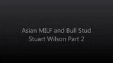 Une MILF asiatique et un étalon taureau Stuart Wilson, partie 2 snapshot 1