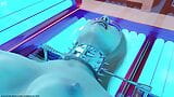 Girl in Tanning Bed Solarium Trapped 3D BDSM Animation snapshot 7