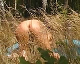 Two naughty German girls playing with each other in the woods snapshot 12