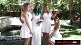 These Hot Bridesmaids Get Fucked Hard In A Juicy Orgy snapshot 1