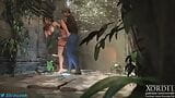 Lara se curvou e fodeu na bunda no templo da selva snapshot 15