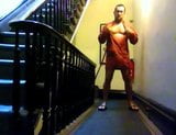 Gay exhibtionist jerking and cumming on the hallway again snapshot 1