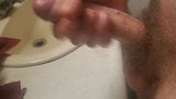 Stroking my huge cock snapshot 4