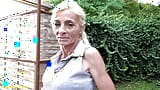 skinny toothless granny masturbating outdoor snapshot 1