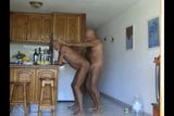 Old men fuck in the kitchen snapshot 5