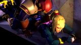 Samus montre au capitaine Falcon ses mouvements snapshot 2