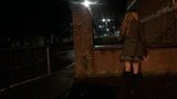 Themidnightminx public flashing in fishnet tights snapshot 5