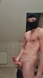 big dick, balaclava and cum snapshot 4