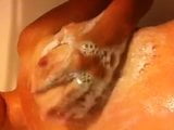 GF Washes Breast In Shower snapshot 3