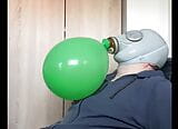 Bhdl - n.v.a. Gasmaske Atemspiel - Training mit Ballon Atembeutel snapshot 11