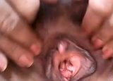 Madre madura con coño peludo masturba su gran clítoris en primer plano snapshot 2