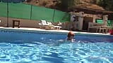Auntjudys - Busty Mature Redhead Melanie Goes for a Swim snapshot 3