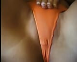 My cousin Renata a natural blonde with a shaved pussy did a snapshot 4