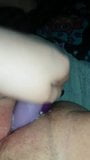 POV DP 2 dildos for her nice wet pussy at night snapshot 6