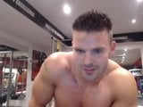 Straight Muscle Guy on webcam snapshot 14