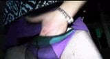 Sissy Shea Mae rubs her clit in purple panties snapshot 3