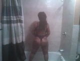 Sexy Shower Dance By A Round Ass Honey snapshot 3