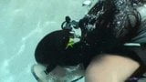 Taylors solo dildo scuba session under vattnet snapshot 3